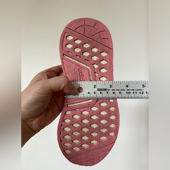 Adidas Originals NMD R1 Boost Sneaker Athletic Pink Breathable Girls Youth 6 - Picture 8 of 8